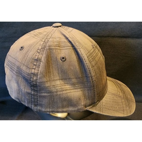 Men's Hurley Stretch Flex Fit Plaid Baseball Hat. Size S-M - Picture 6 of 12